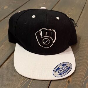 Black and White Snapback Cap